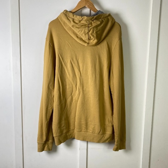 Napapijri Burgee Hoodie Front Pocket Yellow XL - Picture 6 of 9